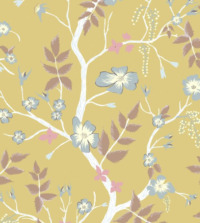 Cindas Roses Wallpaper by Lewis & Wood Sunshine