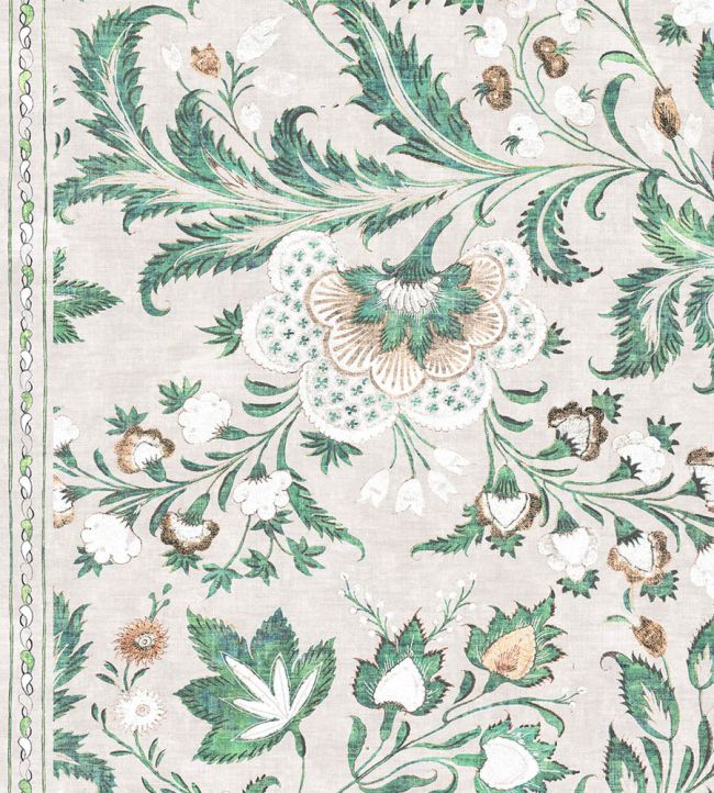 Coromandel Wallpaper by Lewis & Wood Malachite