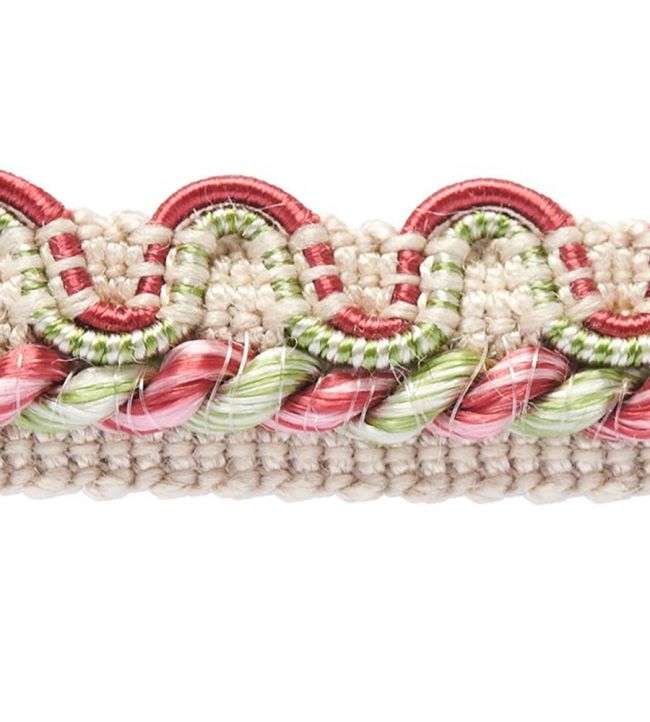 Lezardes Crete Gimp 13mm Trimming by Houles Floral Rouge