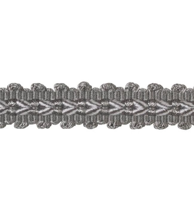 Lezardes Straight Gimp 11mm Trimming by Houles Anthracite