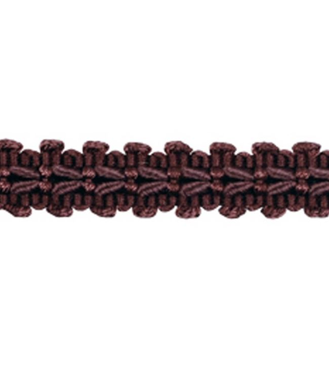 Lezardes Straight Gimp 11mm Trimming by Houles Aubergine