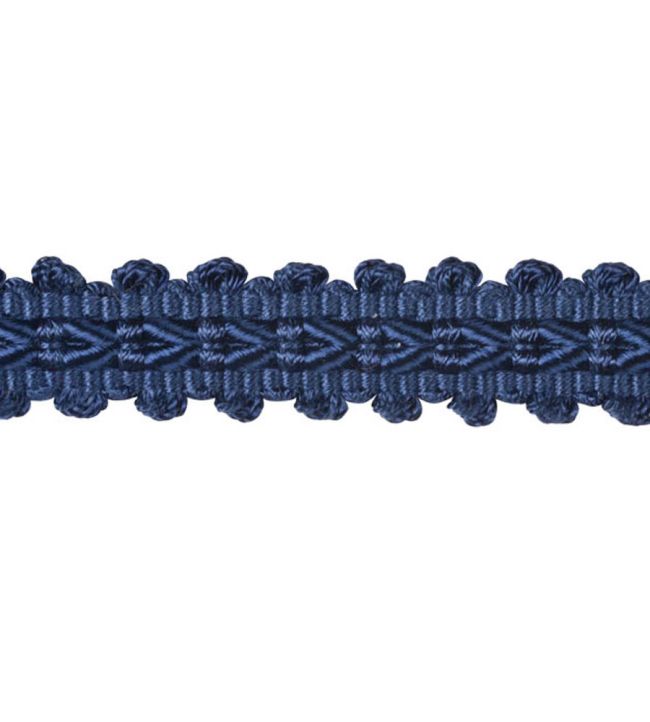 Lezardes Straight Gimp 11mm Trimming by Houles Bleu Cobalt