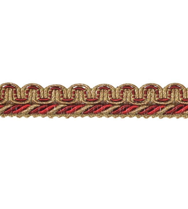 Lezardes Thin Gimp 10mm Trimming by Houles Burgundy