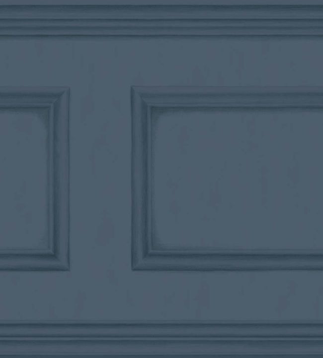 Library Frieze Wallpaper by Cole & Son Midnight
