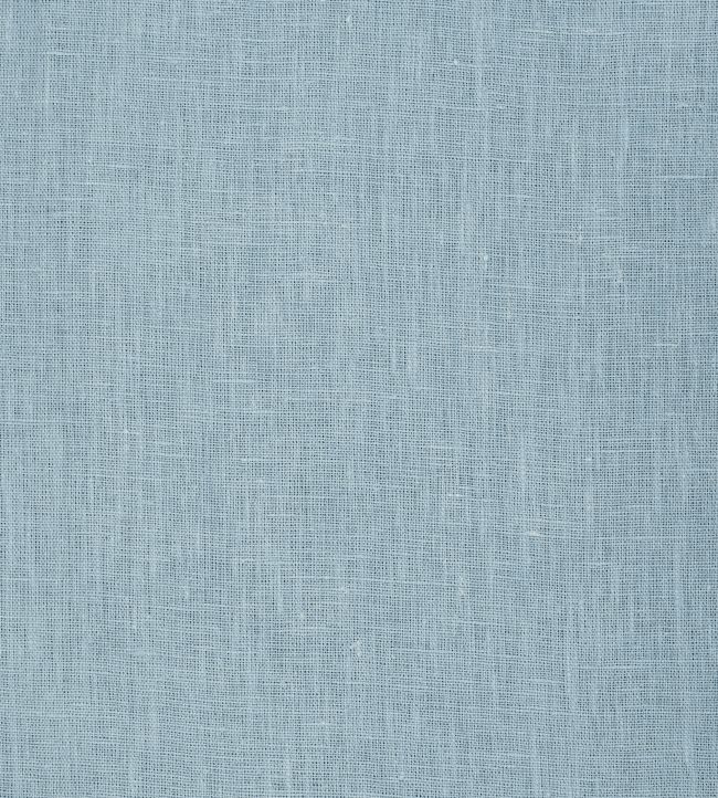 Light Weight Plain Linen Fabric by Volga Linen Porcelain Blue