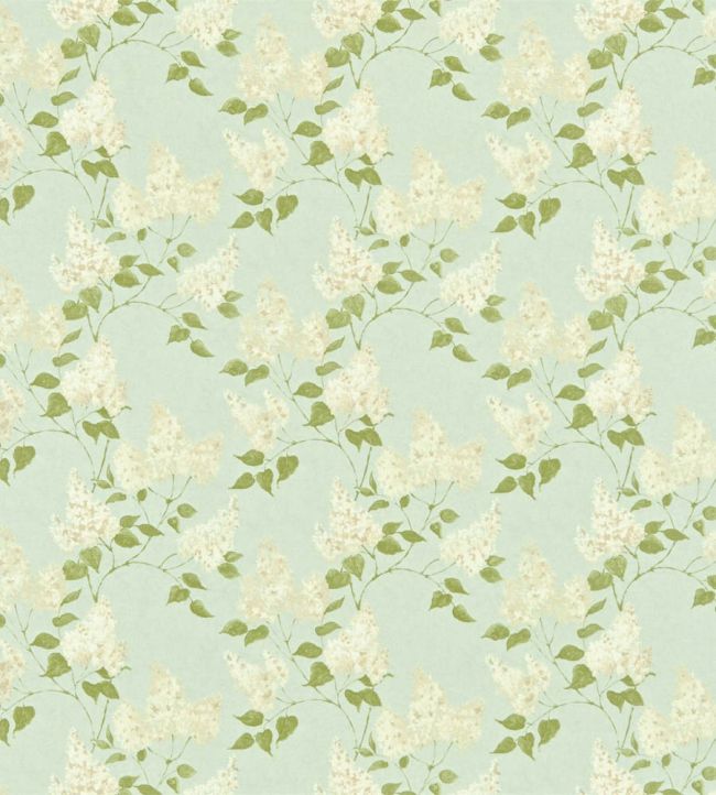 Lilacs Fabric by Sanderson Duck Egg/Ivory