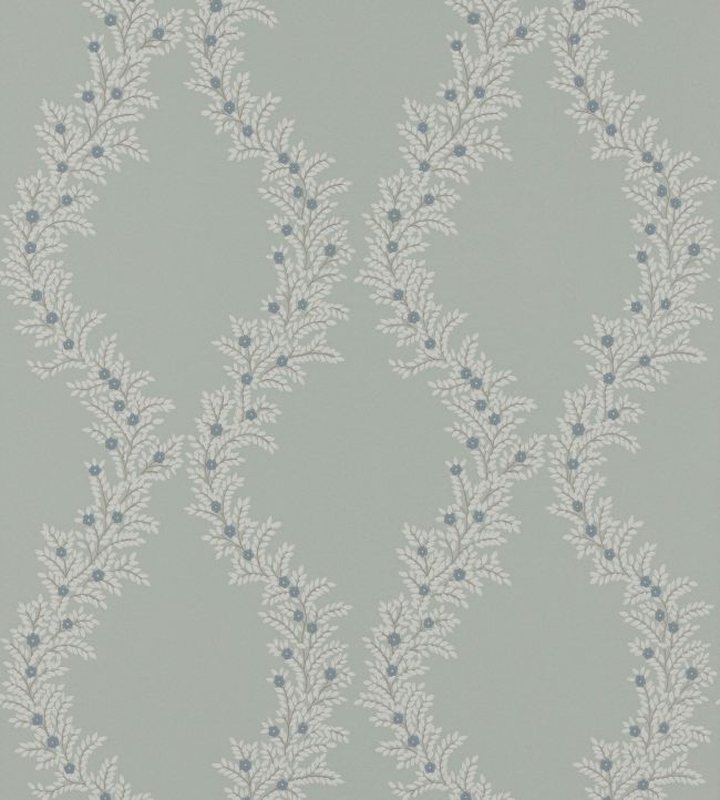 Liliana Wallpaper by Colefax and Fowler Old Blue