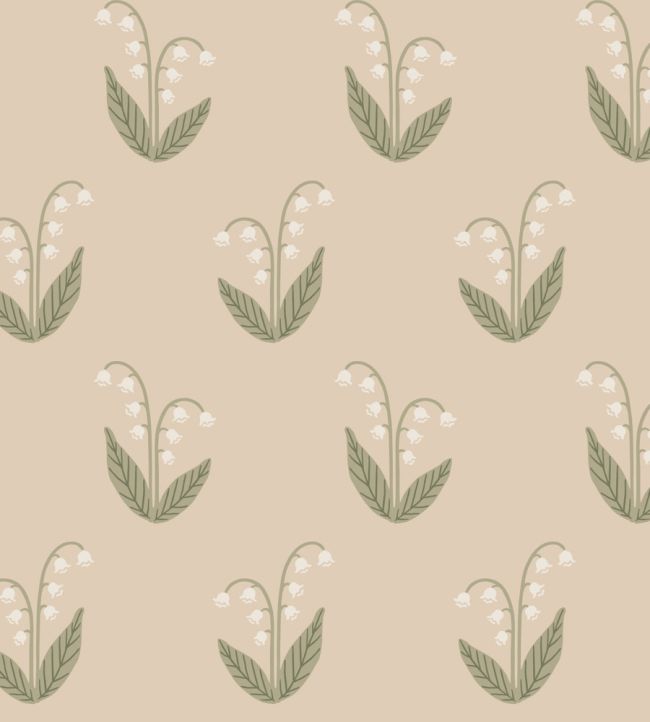 Lilly Wallpaper by Sandberg Blush