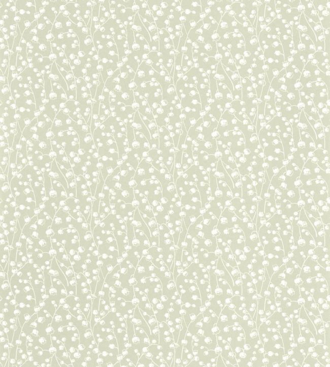 Lily Of The Valley Wallpaper by Casadeco Vert Sauge