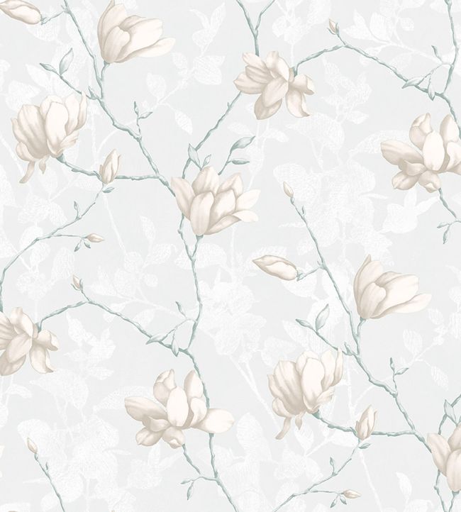 Lily Tree Wallpaper by Borastapeter Neutral