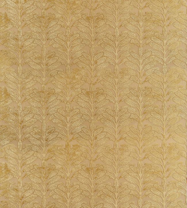 Linden Velvet Fabric by Anna French Soft Gold