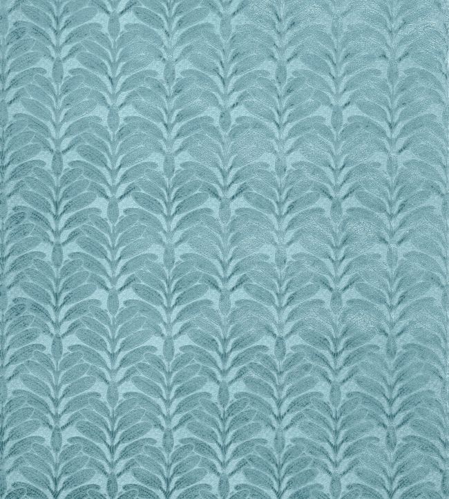 Linden Velvet Fabric by Anna French Teal