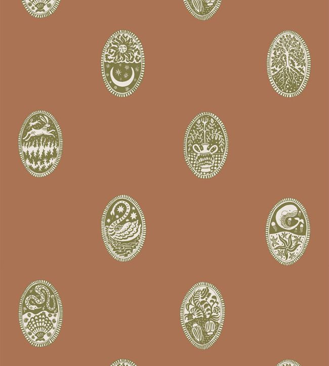Linear Cameos Wallpaper by Josephine Munsey Sunday Clay, Trivia and Quartz