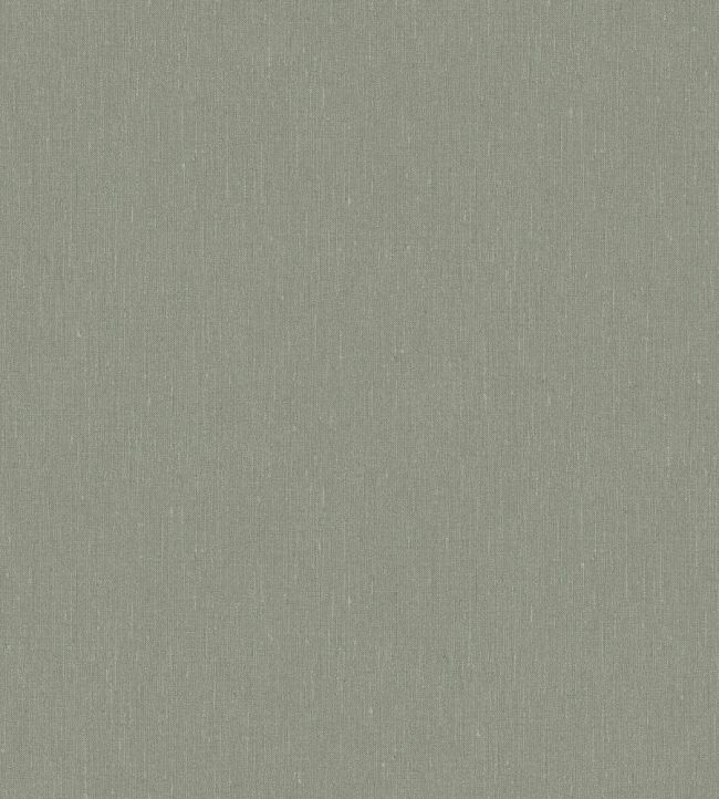Linen Wallpaper by Borastapeter Deep Sage