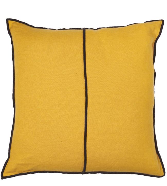 Linen Cushion 45 x 45cm by Maison Casamance Curry