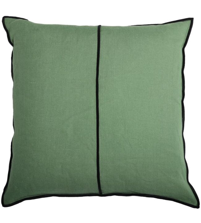 Linen Cushion 45 x 45cm by Maison Casamance Vert Tilleul