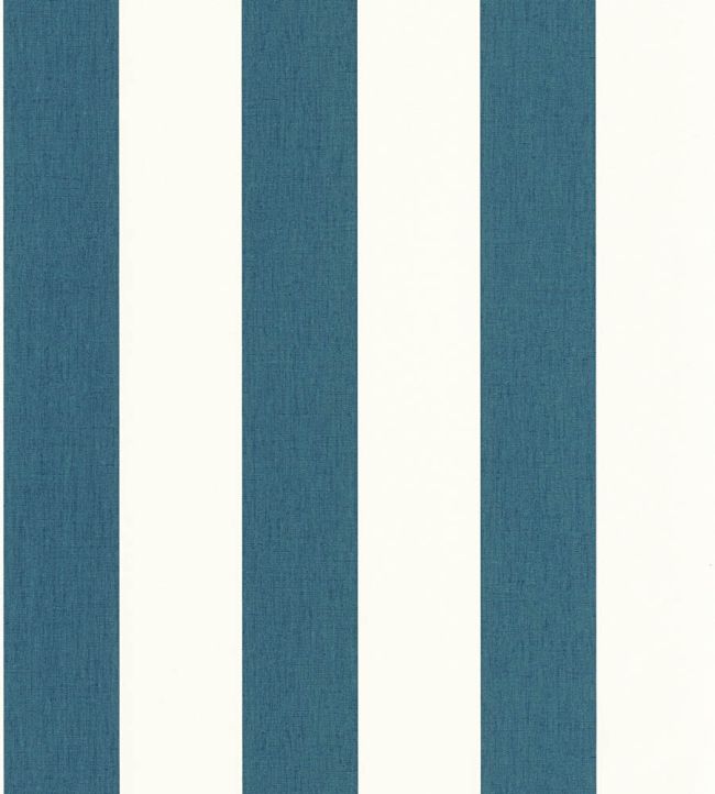 Linen Lines Wallpaper by Caselio Bleu Canard