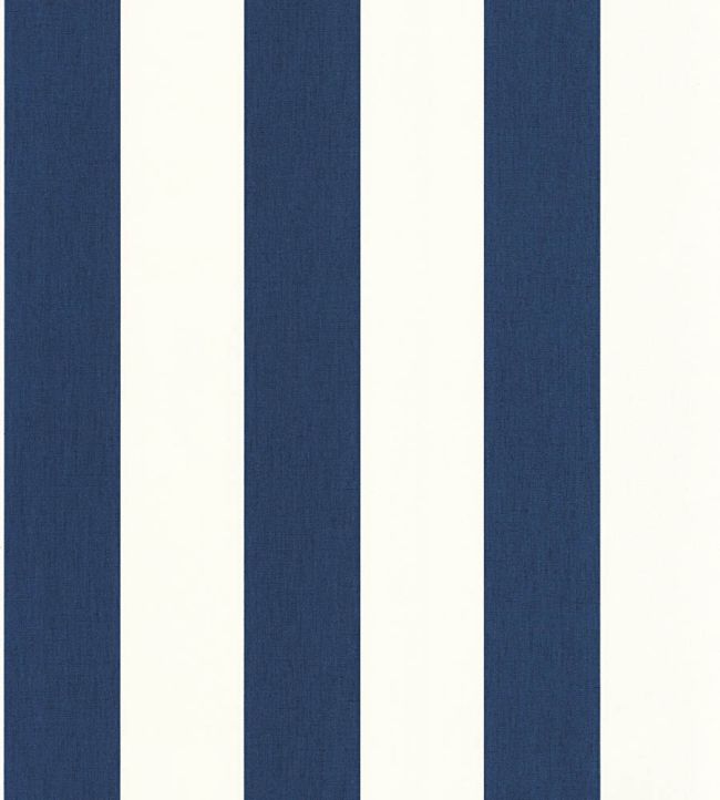 Linen Lines Wallpaper by Caselio Bleu Marine
