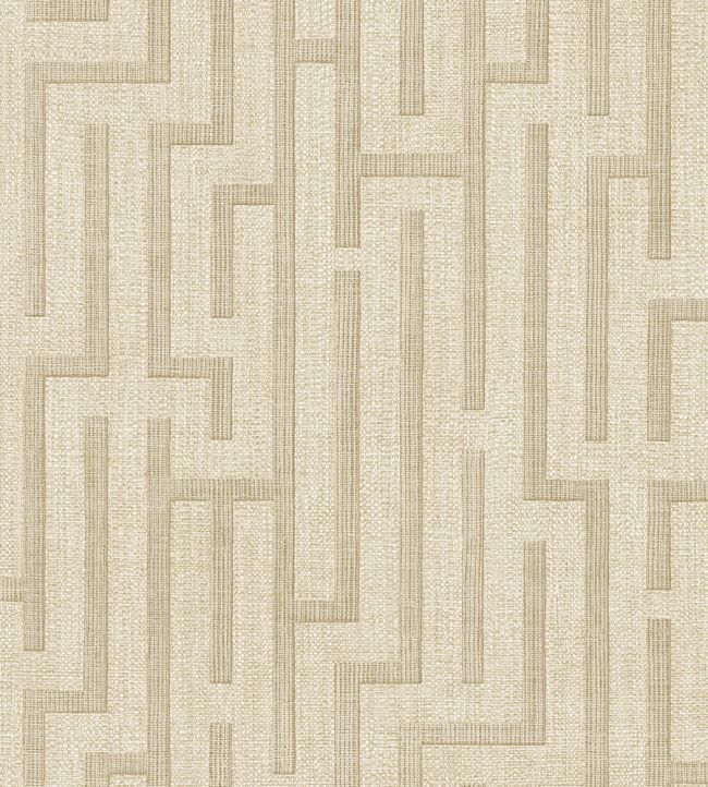 Linen Trellis Wallpaper by Eijffinger Beige/Sand