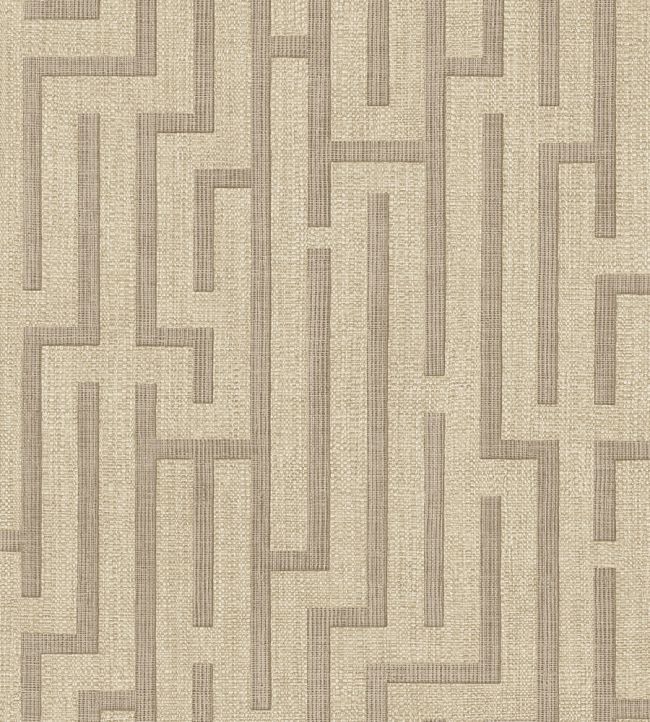 Linen Trellis Wallpaper by Eijffinger Beige/Taupe