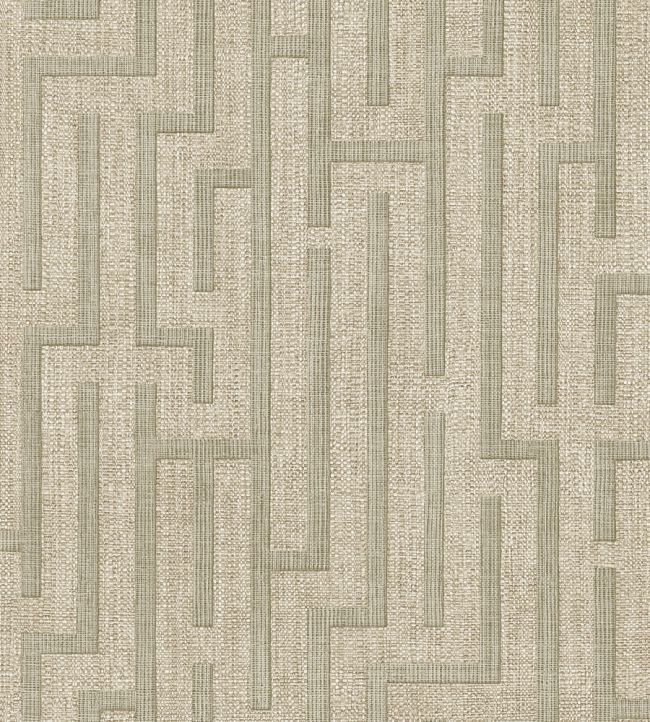 Linen Trellis Wallpaper by Eijffinger Green