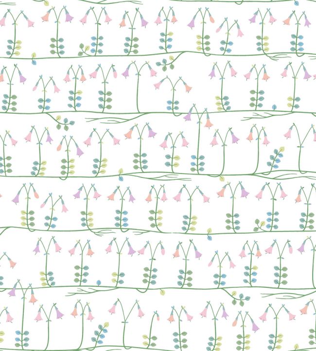 Linnea Wallpaper by Borastapeter Pink