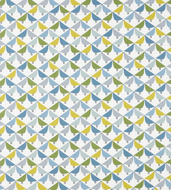 Lintu Fabric by Scion Gecko / Pacific / Glazier