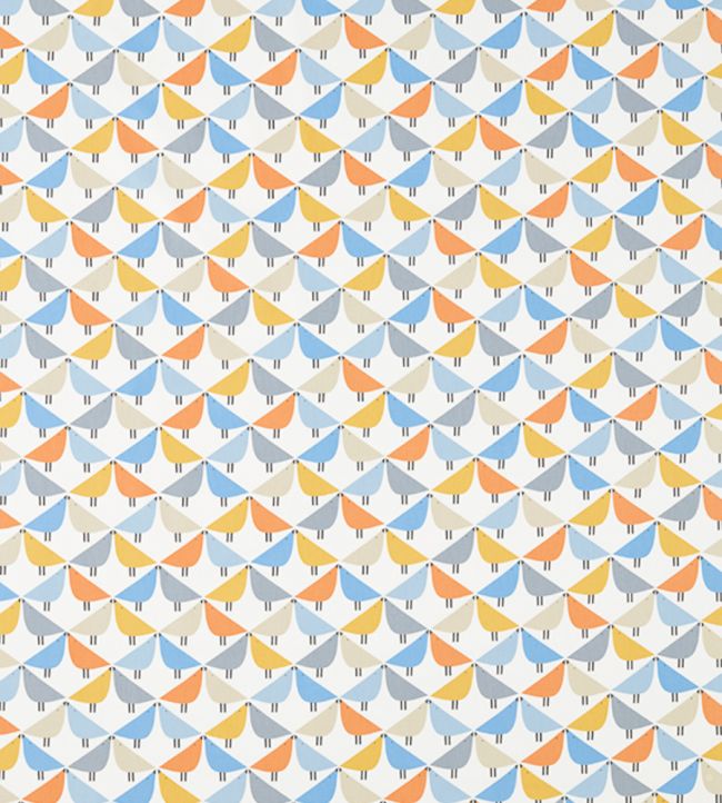 Lintu Fabric by Scion Satsuma / Sky / Pebble