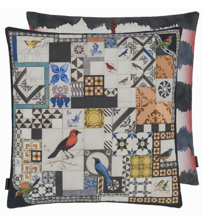 Lisboa Spring Cushion 55 x 55cm by Christian Lacroix Tomate