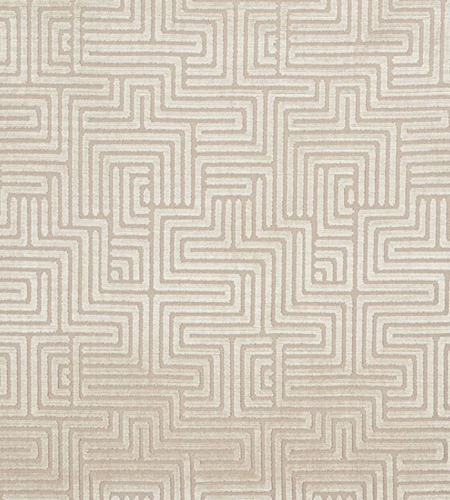 Lisboa Velvet Fabric by Schumacher Moonstone