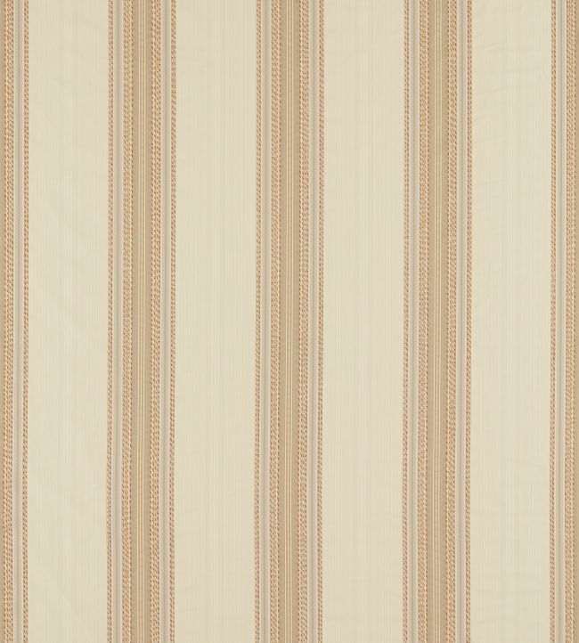 Lisere Stripe Fabric by Zoffany Paris Grey