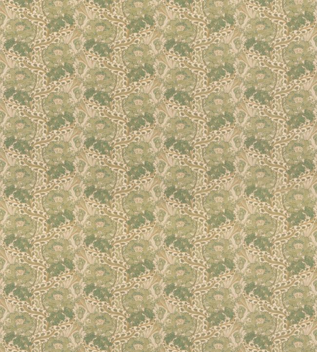 Little Brantwood Fabric by GP & J Baker Green