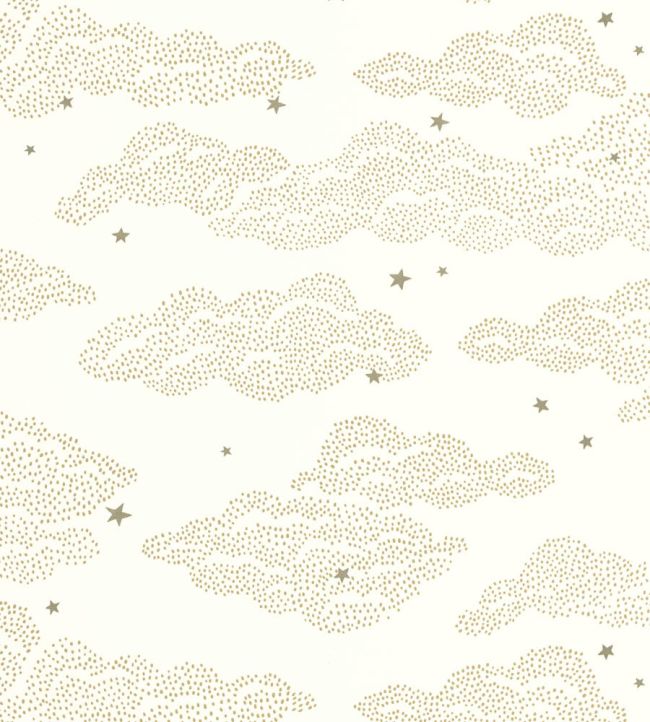 Little Clouds Wallpaper by Caselio Blanc or