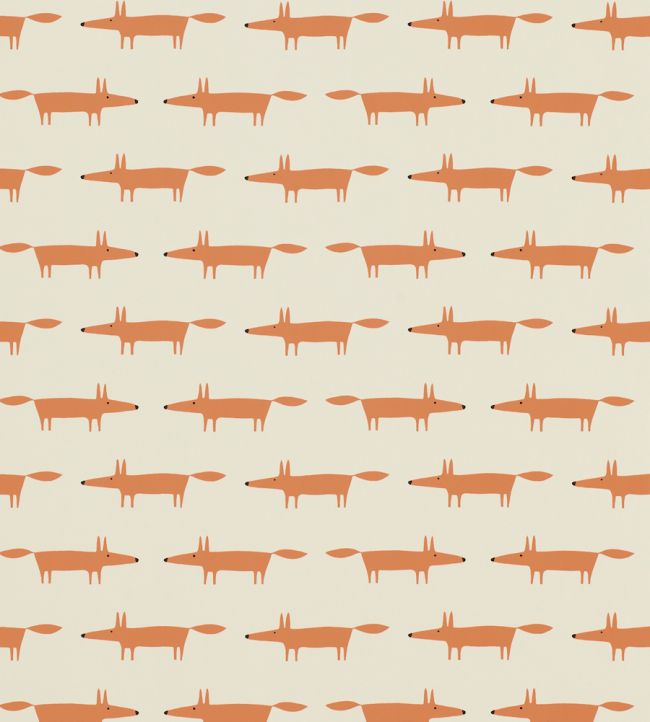 Little Fox Wallpaper by Scion Ginger