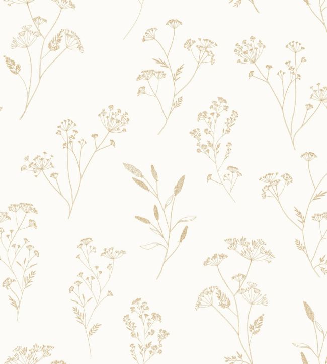 Little Graminea Wallpaper by Caselio Or Blanc