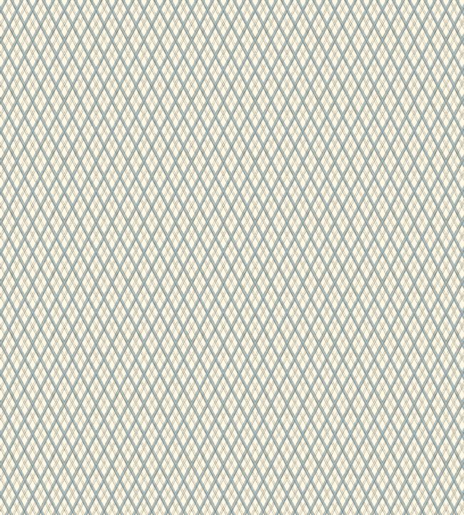 Little Lattice Wallpaper by Ottoline Blue