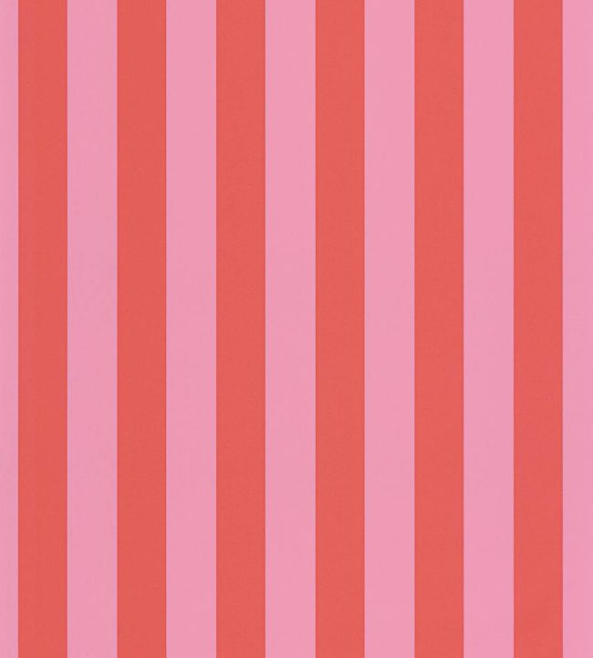Little Lines Wallpaper by Caselio Rose Corail
