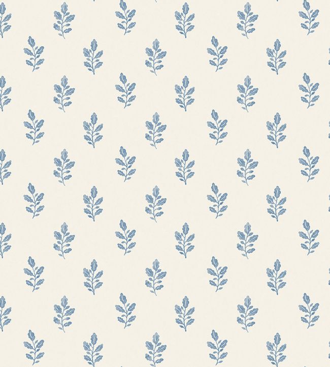 Little Oak Wallpaper by Borastapeter Blue