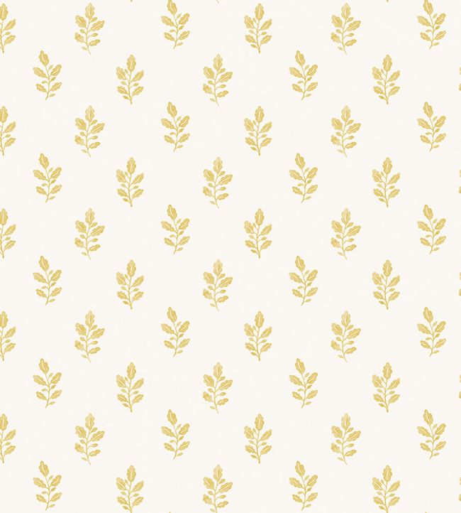 Little Oak Wallpaper by Borastapeter Yellow