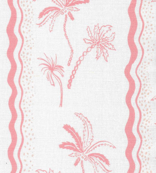 Little Palm Fabric by Kate Medlicott Panther-Rose