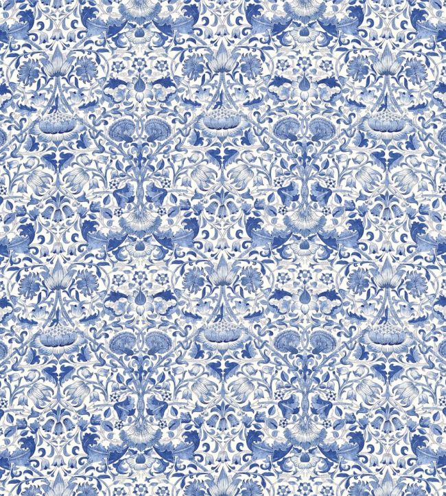 Lodden Fabric by Morris & Co China Blue