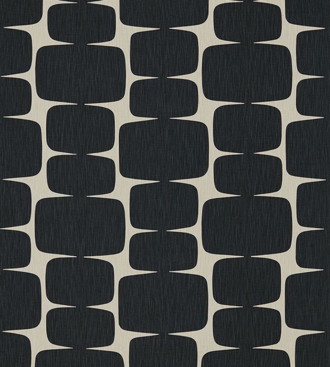 Lohko Fabric by Scion Liquorice / Hemp