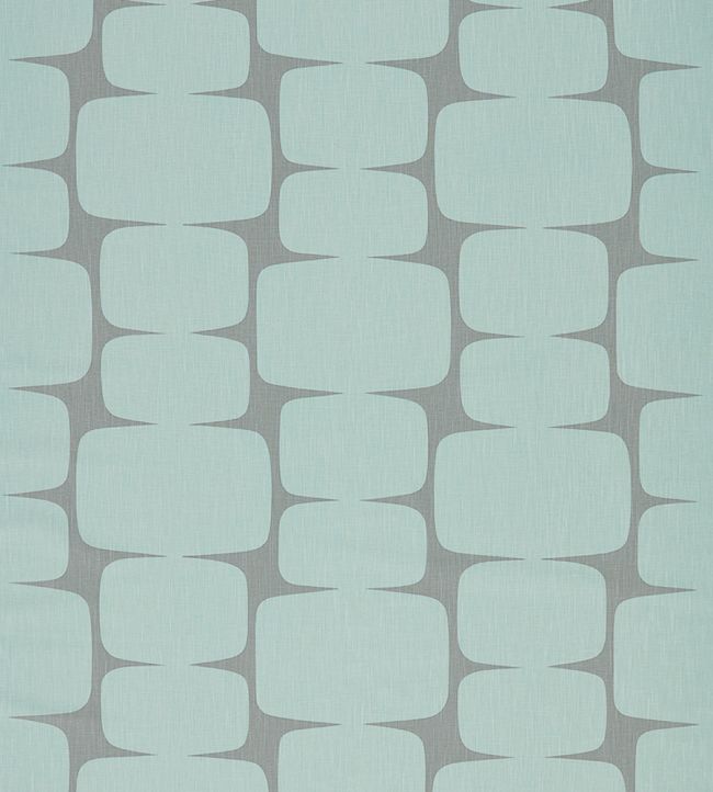 Lohko Fabric by Scion Mist / Graphite