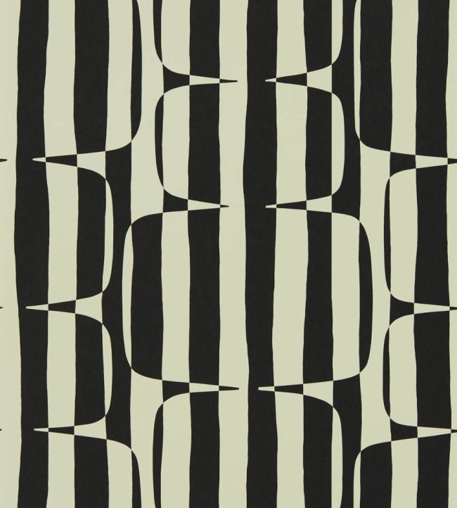 Lohko Stripe Wallpaper by Scion Liquorice