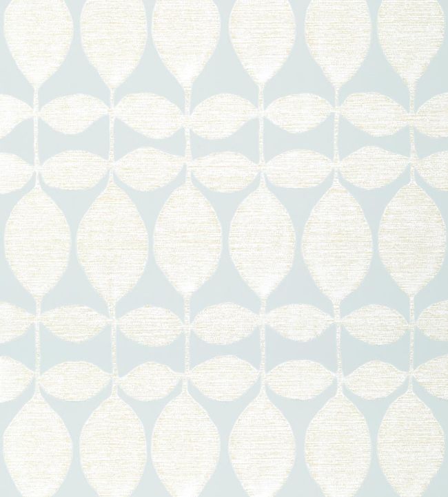 Lola Wallpaper by Thibaut Pearl on Soft Blue