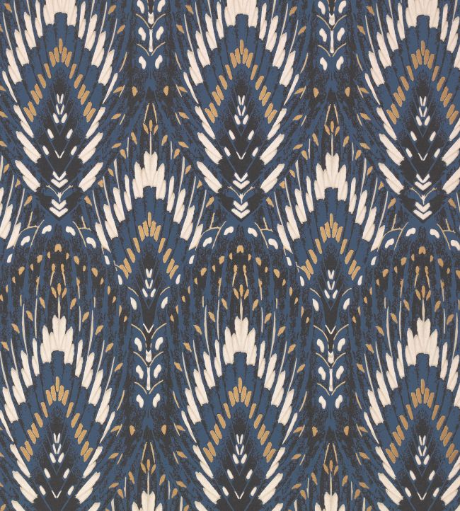 Lolana Wallpaper by Romo Cobalt