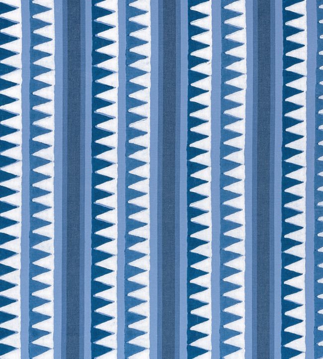 Lomita Stripe Fabric by Thibaut Blue
