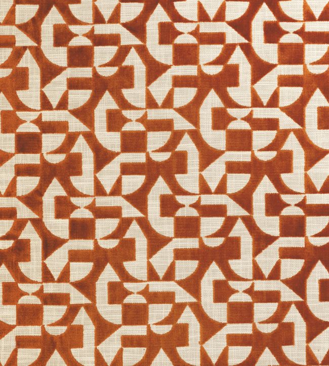 Lonato Fabric by Camengo Terracotta