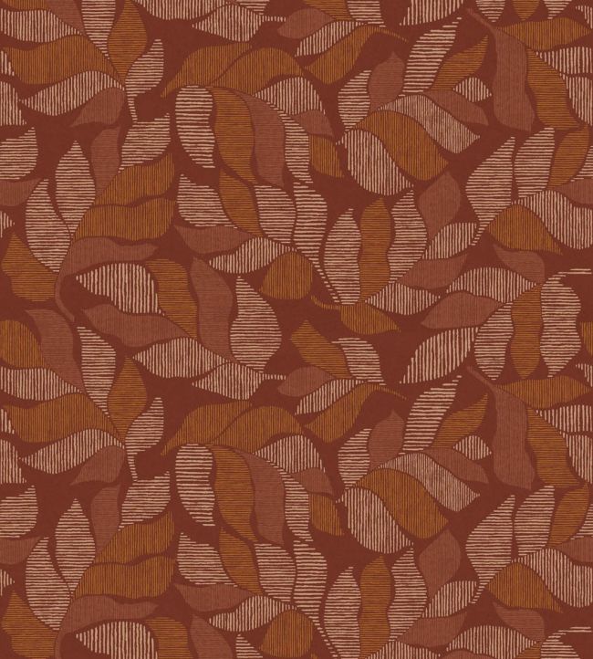 Lontara Wallpaper by Casamance Terracotta/Cuivre