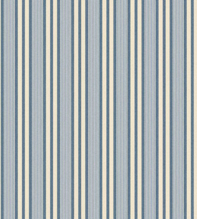 Loom Stripe Wallpaper by George & Minnie Denim